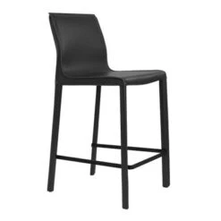 STAN Modern Leather Counter Stool - Chianti -Elegance Barware 85c8d22c 9f0a 490a 818e 5702e06c0f7c