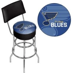 NHL Swivel Bar Stool With Back - Watermark - Philadelphia Flyers -Elegance Barware 866d3fa5 fab8 4a67 87e5 d3f0334d0511