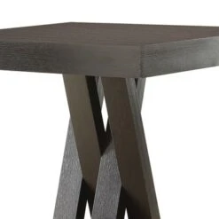 Contemporary Style Wooden Bar Table, Brown - Brown -Elegance Barware 86baa533 8171 43aa 82f4 1f4a847da681