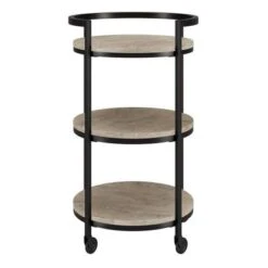 Graham Bar Cart - Black Grain -Elegance Barware 88fbe4c2 8d3a 45ac 8225 fcd9343bbad0