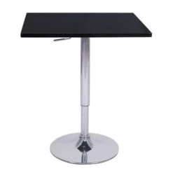 Zeta Contemporary Adjustable Bar Table - Red -Elegance Barware 8972030b efe3 4a9b bb36 52b522d8e462