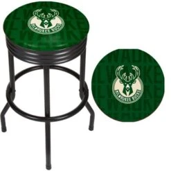 NBA Black Ribbed Bar Stool - City - Pheonix Suns -Elegance Barware 89d47309 8bbf 436e a3ce 23a779a144d3