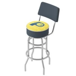NBA Swivel Bar Stool With Back - City - 20" X 20" X 41.75" - Memphis Grizzlies -Elegance Barware 8a23a612 a24d 413f 8a83 be9fc527382f