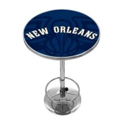 NBA Chrome Pub Table - Fade - 31"H - Milwaukee Bucks -Elegance Barware 8a4b6000 c275 4b45 8f41 9e095d8cf921