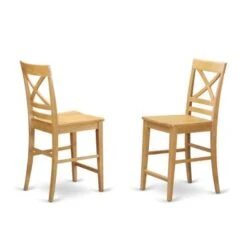 East West Furniture - Rubberwood Counter-height Pub Set - A Table And Counter Height Chairs (Color Options Available) - TRQU3-BLK-W -Elegance Barware 8b5ced8e 5774 4b83 a191 9c84fa59d79c