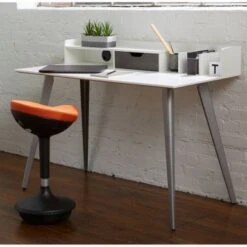 Rye Studio Adjustable Ergonomic Swivel Sit-Stand Stool - Mandarin -Elegance Barware 8bf63612 ab1b 4ba6 849b e3c7ffaeba41