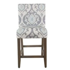Homepop 24" Classic Parsons Counter Stool - Suri Blue Slate - Blue -Elegance Barware 8cd5cbc5 8f9f 4069 b1ae b35bfa22a714