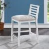 Sunnyvale Solid Wood Counter Stool By Greyson Living - Gray Fabric -Elegance Barware 8d460282 b034 4a95 8125 d15afa299ebd