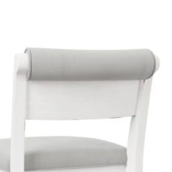 Hillsdale Furniture Clarion Wood And Upholstered Swivel Stool, Sea White - Sea White - Counter Height - 23-28 In. -Elegance Barware 8d78384e 103d 4b73 bf52 50db078ccdfb