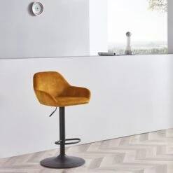 Corvus Wendy Contemporary Adjustable Bar Stool (Set Of 2) - Brown -Elegance Barware 8ee9b921 5a56 46c7 8a7c 024b673c4725