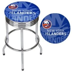 NHL Chrome Ribbed Bar Stool - Montreal Canadians -Elegance Barware 8fbda8d0 3e0b 43b3 92cf 573411c93d8a