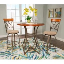 Kayford 3PC Swivel Pub Set -Elegance Barware 91318046 2804 4b46 ac80 1106e29606f4