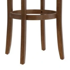 Hillsdale Furniture Brendan Wood Backless Swivel Stool, Brown Cherry - Brown Cherry - Bar Height -Elegance Barware 94b74fd6 32bc 4eca 8395 765cc1cd291e