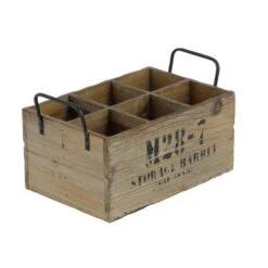 Brown Fir Rustic Wine Holder 8 X 16 X 9 - Brown -Elegance Barware 95942647 06d6 46cf b43c 9f0e98e5048d