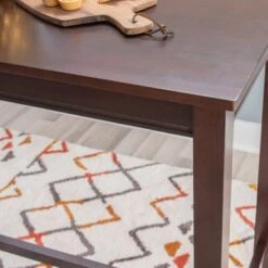 Ansley Bar Height Pub Table Brown -Elegance Barware 95fcca6f a1c7 4c30 9326 3864fb843625