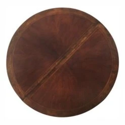 Beautiful Cherry Finish With Gold Tipping Dining Round//Oval Table - Brown -Elegance Barware 967e8336 470b 4497 9c02 0acc2a503b69