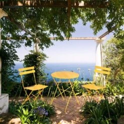 23.6ft Long Bistro Set Table And Chair 3 Piece - 23.6*28 - Blue -Elegance Barware 96862e06 8556 47b9 a22b d3635afa2731