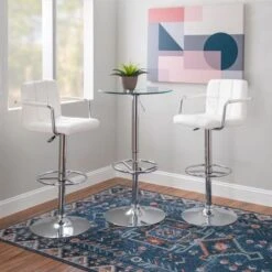 Waring 3PC Pub Table Set White -Elegance Barware 9ab0e968 e035 4819 a44d 66c711ea0ffd