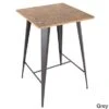 Carbon Loft Samira Industrial-Farmhouse Bar Table - N/A - Grey/Brown