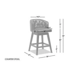 Jennifer Taylor Home Davidson Faux Leather Swivel Low Back Counter And Bar Stool - Set Of 2 - Vintage Black Brown Faux Leather - Bar Height -Elegance Barware 9ba196a6 0393 40f0 b2bf 4540627fc931