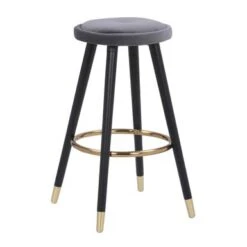 Silver Orchid Cavalier Counter Stool - Set Of 2 - Blue -Elegance Barware 9c6a0876 b9aa 4948 b61e f4f1e8afddda
