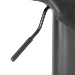 Wyatt Adjustable Height Swivel Stool - 17"d X 17"w X 42.13"h - Single - Distressed Black - Bar Height -Elegance Barware 9e388c20 0eac 4957 8c1a 5dc7ccce119a