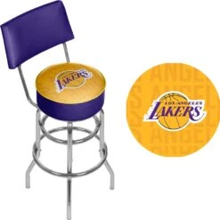 NBA Swivel Bar Stool With Back - City - 20" X 20" X 41.75" - Denver Nuggets -Elegance Barware NBA Swivel Bar Stool with Back City 7393fe8c 30c8 49b3 b10f b1aac4daf88f 1000 1