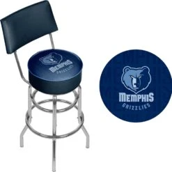 NBA Swivel Bar Stool With Back - City - 20" X 20" X 41.75" - Denver Nuggets -Elegance Barware NBA Swivel Bar Stool with Back City beeb320b ed61 4738 a693 d5958754e6fa 1000 1