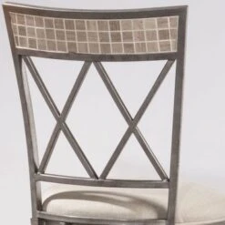 Hillsdale Furniture Milestone Indoor/Outdoor Swivel Counter Stool In Aged Pewter Finish - Single - Silver - Counter Height -Elegance Barware a0426df7 fa96 44c5 815b 667a23b16857