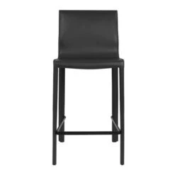 STAN Modern Leather Counter Stool - Chianti -Elegance Barware a195ec2f efe7 4617 b5ad 59b7c9c74f78