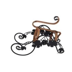 On The Vine Embellished Metal Carriage Wine Holder - Multi -Elegance Barware a1c0f226 00d7 44df bd96 efad90812f21