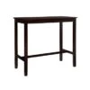 Ansley Bar Height Pub Table Walnut