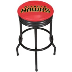NBA Black Ribbed Bar Stool - Fade - Memphis Grizzlies