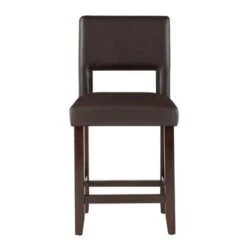 Odessa Counter Stool Brown -Elegance Barware a597872c 4157 4f26 ae25 9de4090a7a59