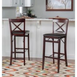 Eldridge X Back Folding Barstool -Elegance Barware a6ac44bd f616 4e95 be9c ee6eb2bc3993