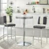 Simple Living Raleigh Retro Bar 3-piece Dining Set - Black