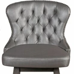 Hillsdale Furniture Rosabella Wood Swivel Stool - Wirebrush Gray - Counter Height -Elegance Barware a835cf96 77db 4c41 ae27 3d29f46be959