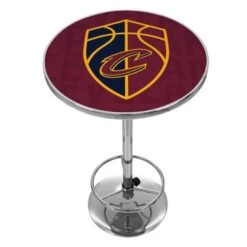 NBA Chrome Pub Table - City - Atlanta Hawks -Elegance Barware a842dc26 f7c9 45c7 8adc 8d52ce4170a9