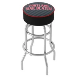 NBA Padded Swivel Bar Stool - Fade - 20" X 20" X 31" - Portland Trail Blazers