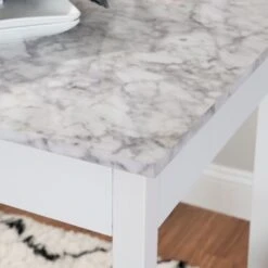 Jasmine 3PC Tavern Set White Faux Marble -Elegance Barware aa3c64a7 d3fc 4fb5 a7a7 6699da27e35c