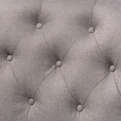 Carson Carrington Badstusund Upholstered Button Tufted Bar Stool Bench - Grey -Elegance Barware aab7f7ef eb4a 493e b773 b55e89656069