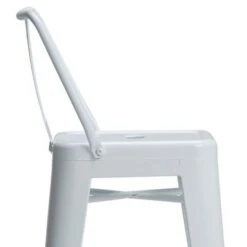 WYNDENHALL Josephine Industrial Metal Stool (Set Of 4) - Teal Blue - Counter Height - 23-28 In. -Elegance Barware aac28126 c8d2 4c84 a5e6 c04e521bd26e