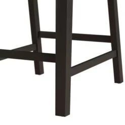 Hillsdale Furniture Knolle Park Wood Counter Height Stool, Set Of 2, Black - 38.5H X 19W X 23.75D - Black And Taupe - Counter Height -Elegance Barware aba8ae2f 35b8 41b0 9201 cb6de2662c1e