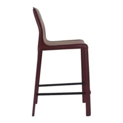 STAN Modern Leather Counter Stool - Chianti -Elegance Barware acdf7727 f4cd 4065 97ab f239ac1af2c1