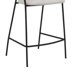 Nara 26" Faux Leather And Metal Counter Height Bar Stool - Blue -Elegance Barware ad9a9501 4e4c 4ed7 b053 23fe2d8e16f5