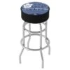 NHL Chrome Bar Stool With Swivel - Watermark - 20" X 20" X 31" - Toronto Maple Leafs -Elegance Barware aedf3890 7465 4dae a45a 744427b43a29