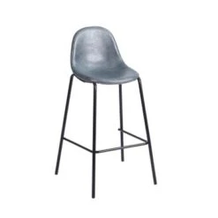 Porthos Home Tuca Bar Stools Set Of 2, PU Leather Upholstery, Iron Legs - Brown -Elegance Barware afbfeb77 33a1 42bd bdad 60e3401ee402