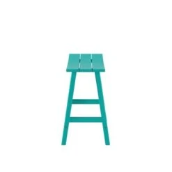 Laguna 24" All-Weather Resistant Outdoor Patio Bar Stool - Orange -Elegance Barware b1a5f086 de02 4747 af76 864064929681