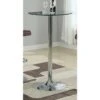 Porch & Den Leary Round Silver Metal Bar Table - 40.50" X 23.75" - 2 Seat - Round - Silver -Elegance Barware b2d9f2e6 2e1b 475c b171 1b1758c6d4d6