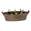 Bronze Metal Contemporary Party Ice Bucket Beverage Bottle Holder - 32 X 17 X 10 - Bronze -Elegance Barware b3a773b9 1448 4fef 89fb e1b6ae00f196